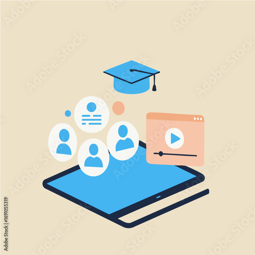 Online education and e-learning platform development