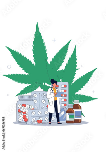 Medical marijuana dispensing and cannabis products in pharmaceutical setting