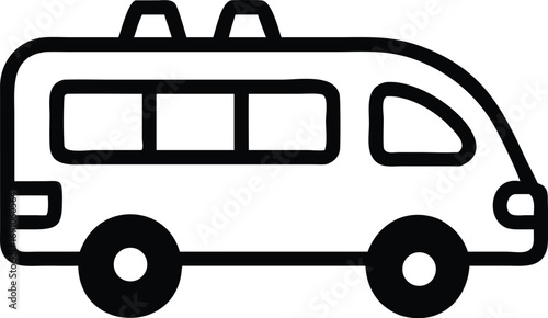 A travel van symbolizing road trips, adventure, and exploration.