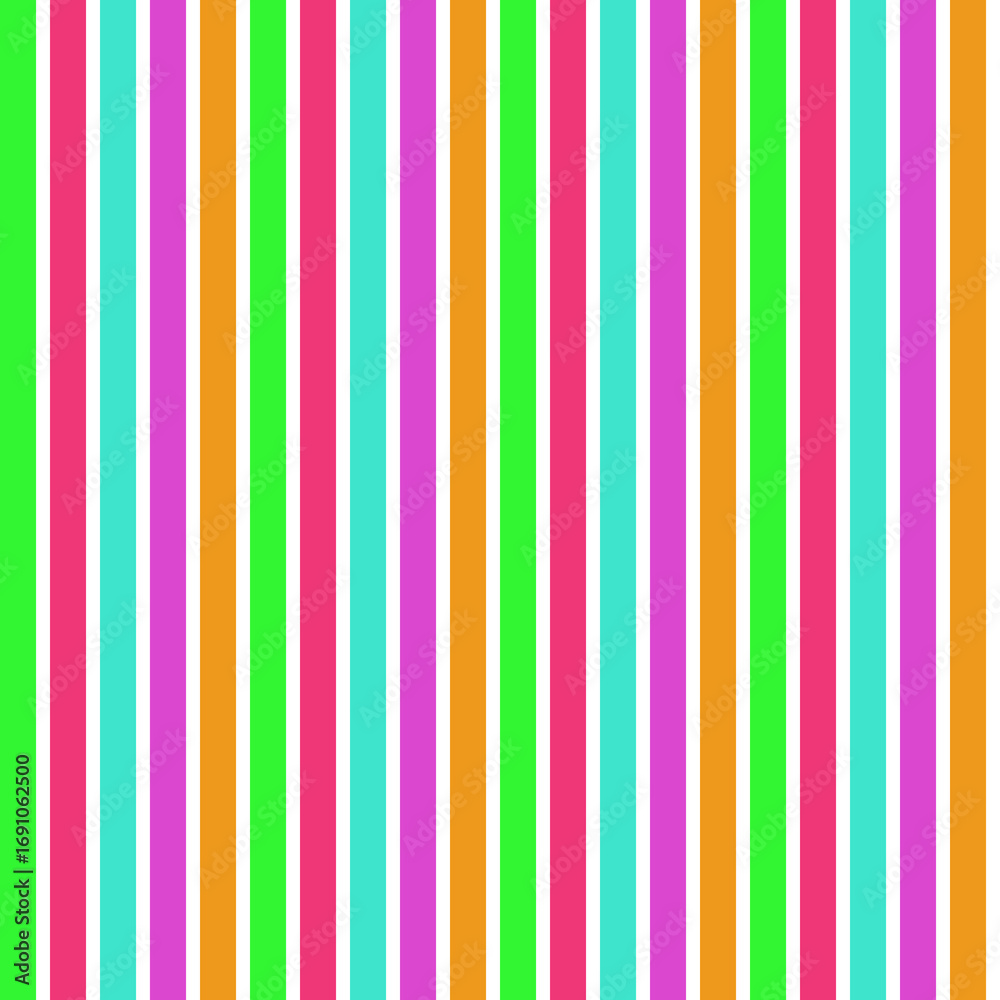 Obraz premium CMYK Multi Colors Valentine Pattern