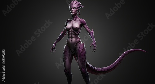 Alien female figure