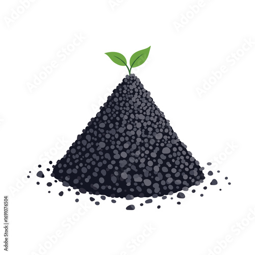Fertilizer for growing plants rich in nutrients for healthy green life