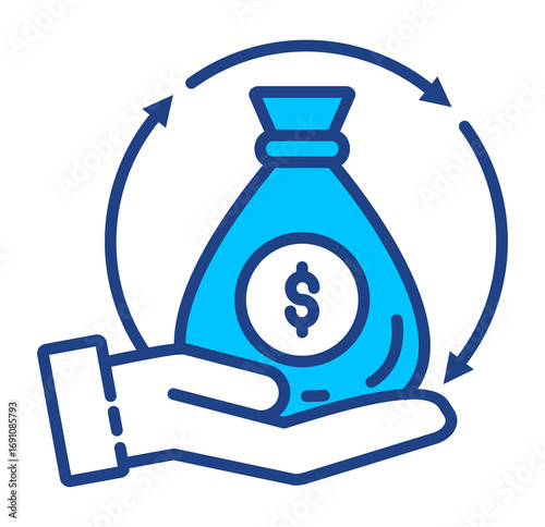 Investment Simple Vector Icon Collection