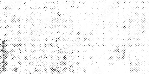 Grunge halftone gradient background. Faded grit noise texture. White and black sand wallpaper. Retro pixelated backdrop. Anime or manga style comic overlay.grunge surface