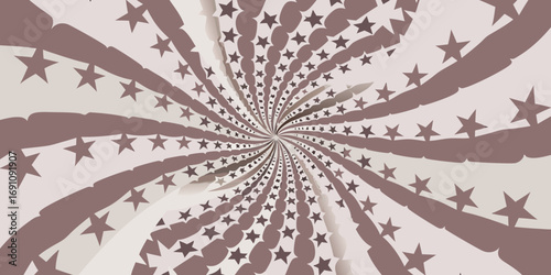 Swirling vortex of stars with radial lines creating a dynamic and mesmerizing celestial pattern design