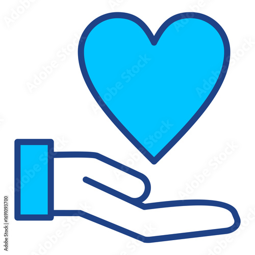 Charity Simple Vector Icon Collection