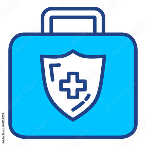 First Aid Kit Simple Vector Icon Collection