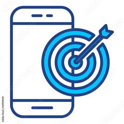 Mobile Marketing Simple Vector Icon Collection
