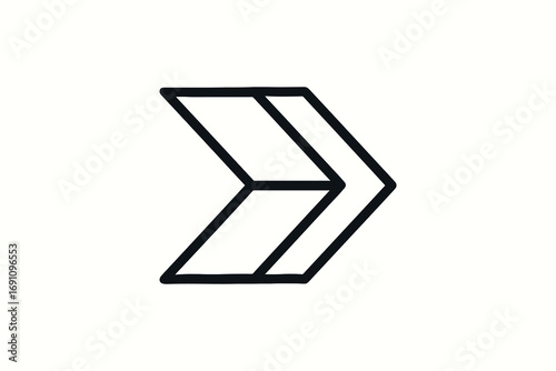 Abstract arrow logo,.eps