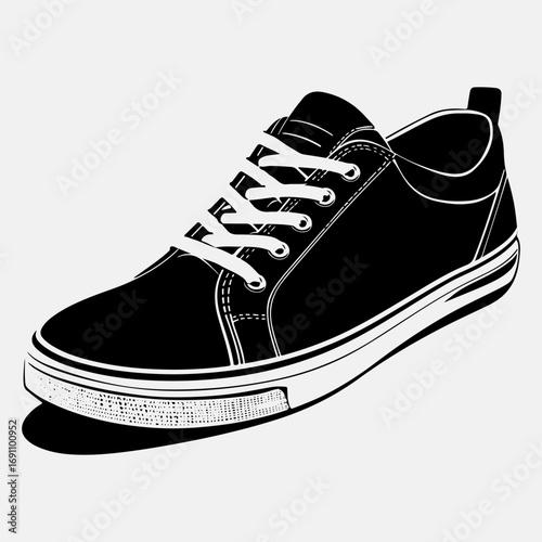 Men's Shoe Flat Icon Set Single Silhouette Art, Shoe Gift Design, Shoe Vector Men's Shoe Men's Shoe Vintage Retro Vector Symbol Design
