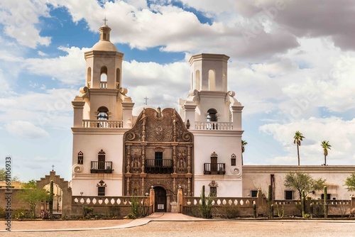 San Xavier del Bac Mission Church in Tucson Arizona