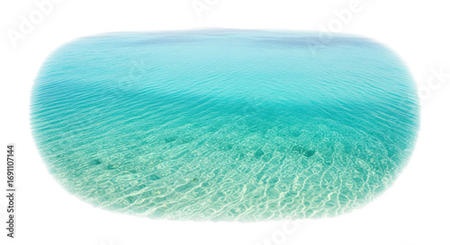 Abstract turquoise gradient with textured detail overlay transparent background