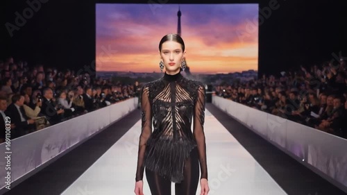 Fashion Catwalk in Paris.