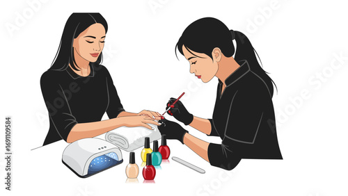 Man receiving a relaxing foot massage and pedicure treatment from a skilled professional in a modern spa setting promoting self care and wellness