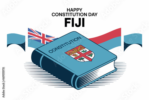 Fiji Constitution Day National Holiday Poster