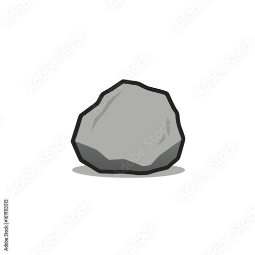 stone isolated on white
