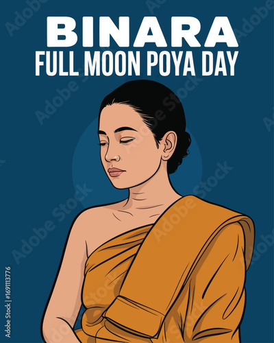 Binara Full Moon Poya Day Sri Lanka Buddhist Festival
