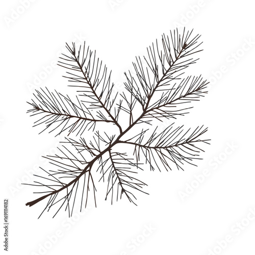 vector illustration of a christmas tree