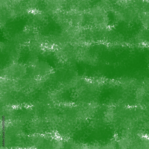 Abstract Green Textured Background with Dots and Stripes