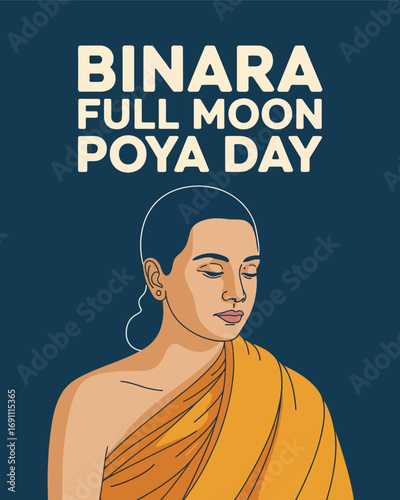 Binara Full Moon Poya Day Buddhist Festival Sri Lanka