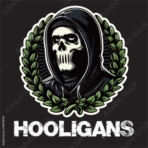 A Vector Illustrator Ultras hooligan Football Fans Logo