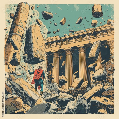 The Fall of the Temple: 1970s Comic Style