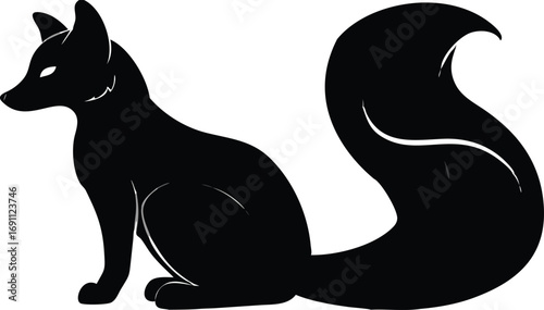 black cat silhouette