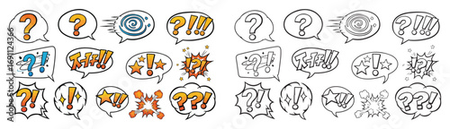 Collection of food icons in sketch style including fruits vegetables and meals ideal for menus