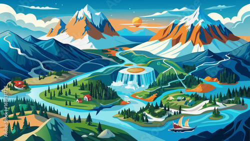 Kluane / Wrangell–St. Elias / Glacier Bay / Tatshenshini-Alsek, Canada-USA – interconnected protected landscapes with immense glaciers, towering peaks, and wilderness corridors bridging international 