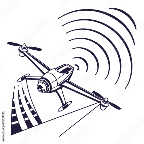 vector-drone-flying-with-signal-waves-isolated-on-.eps