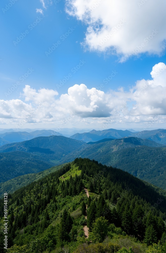 Obraz premium mountain landscape with blue sky