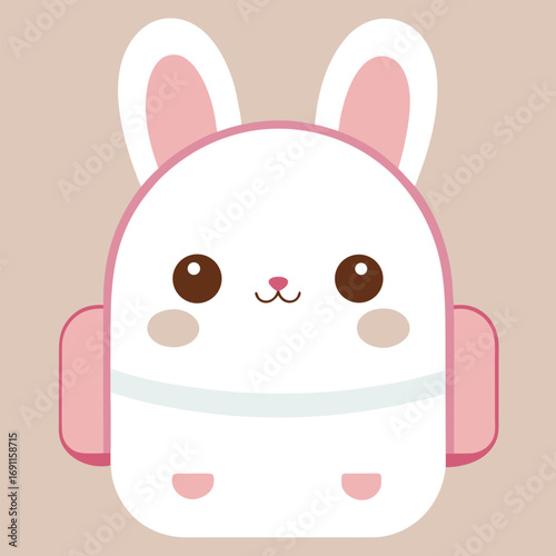 Charming 3D Rendered Illustration of a White Bathroom