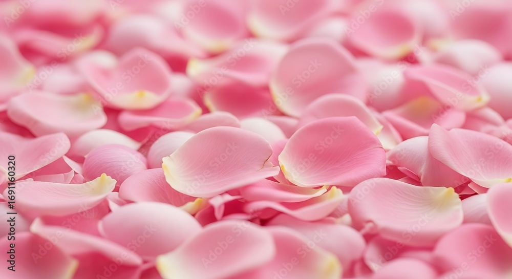 Fototapeta premium Soft focus delicate pink rose petals creating a beautiful romantic texture and background pattern