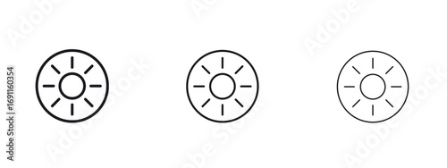 Kiwi icon logo vector template. Simple style icons