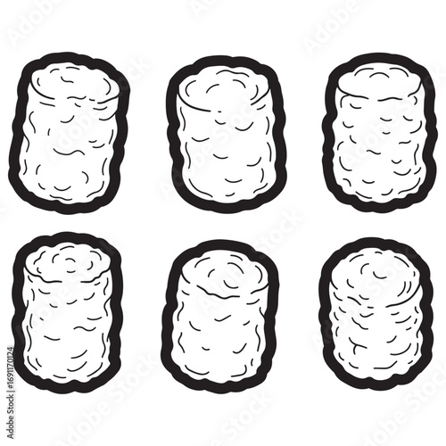 Tater Tot  vector. Tater Tot Vector bundle.  Tater Tot  vector, illustration, lineart bundle 11.eps
