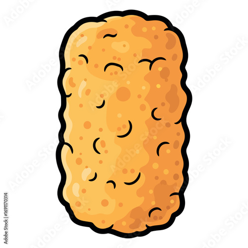 Tater Tot vector. Tater Tot Vector bundle.  Tater Tot  vector, illustration, lineart bundle