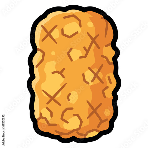 Tater Tot  vector. Tater Tot Vector bundle.  Tater Tot  vector, illustration, lineart bundle 2.eps