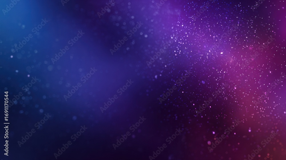 Naklejka premium Abstract cosmic dust particles