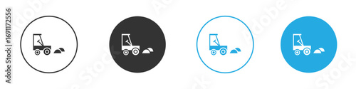 Road construction sign vector design pack. symbol logo.