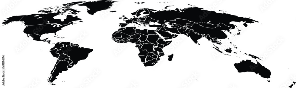 Obraz premium map of the world