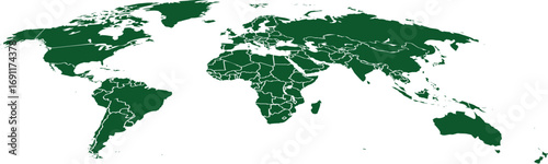 green world map