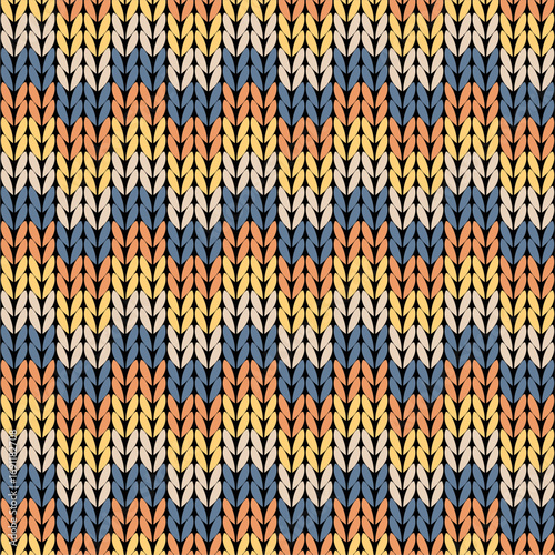 Knitted background pattern wallpaper knitting decorative print handmade textile knitting handiwork