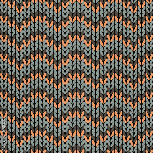 Knitted background pattern wallpaper knitting decorative print handmade textile knitting handiwork