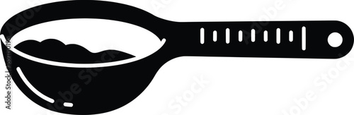 Action of Cooking, Kitchen Utensil, Culinary Setting, Vector Illustration, Black Silhouette, High-Resolution Design Concept for Food Preparation
