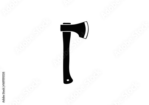 Axe Vector Silhouette Icons. A collection of minimalist black silhouettes featuring various axes and hatchets for outdoor, survival, and lumberjack-themed designs.