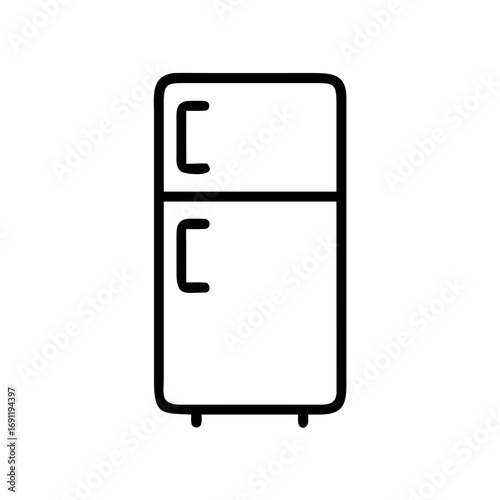 modern mobile phone isolated on white
