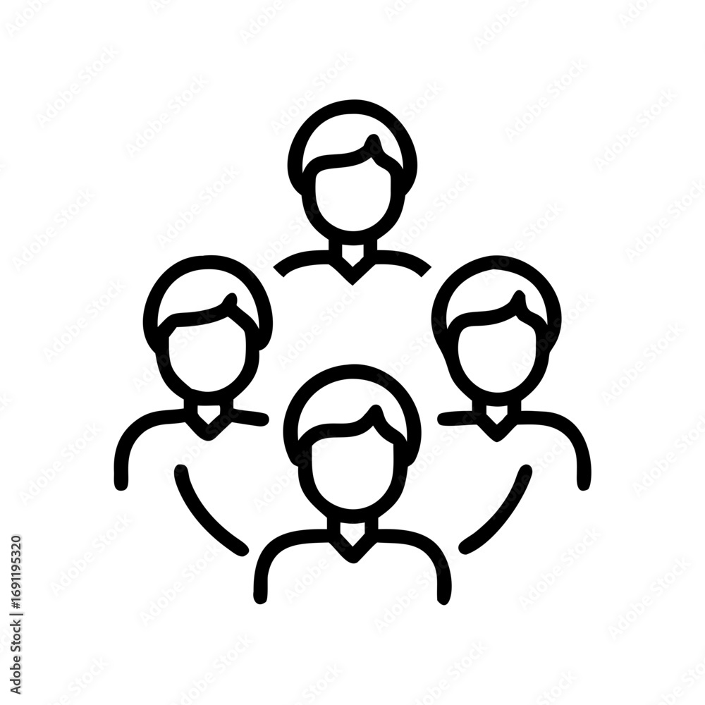 Fototapeta premium vector illustration of a family