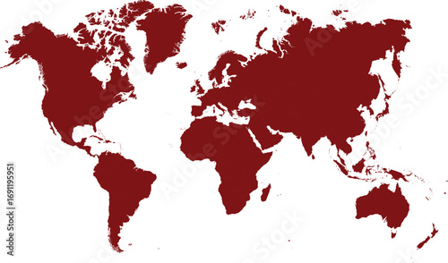 Earth in Focus: A Minimalist World Map