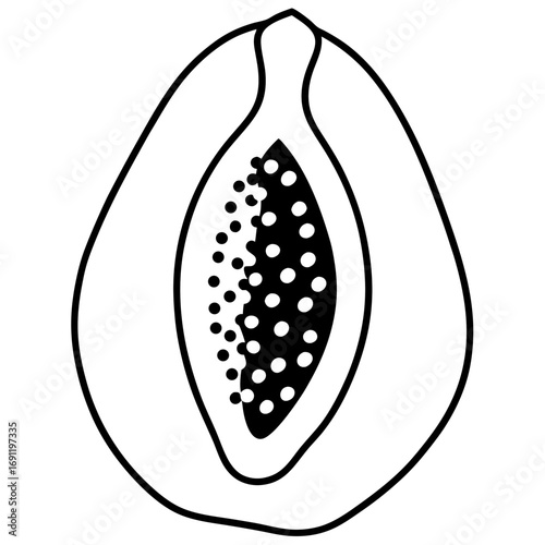 vector illustration of a banana