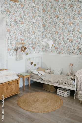 Cozy Kids Room With Bed And Toys